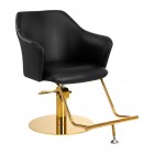 Hairdressing Chair GABBIANO MARBELLA GOLD black